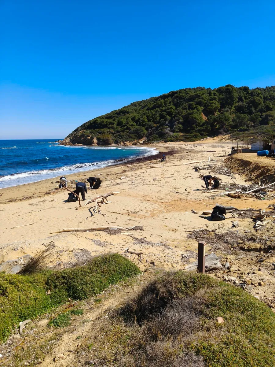 Η ομάδα μας στην δράση Όλοι μαζί, Σκιάθος καθαρή